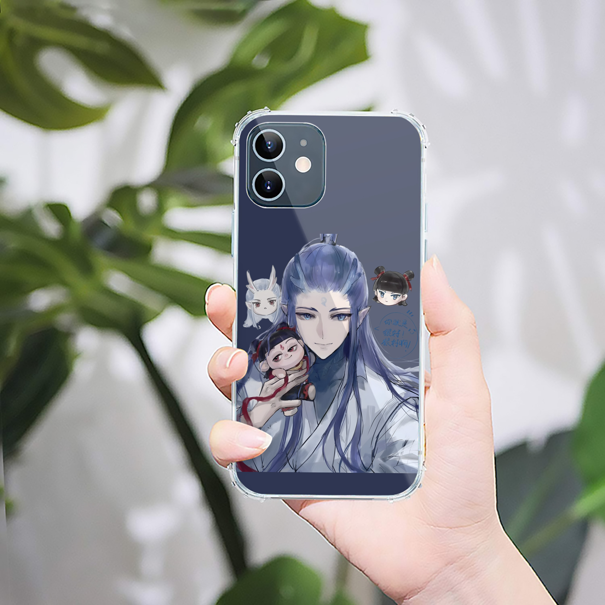 （画像用） Ne Zha 2 ナタ 魔童の大暴れ 【iPhone 12シリーズ対応】透明スマホケース（クリアソフトケース）